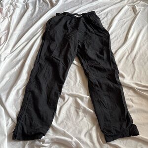 Vintage Men's Black Casual‎ Drawstring Pants